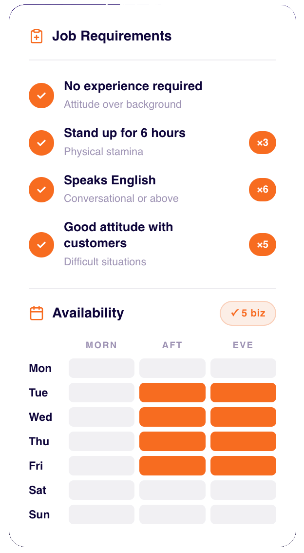 Apply screen